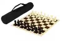 Set di scacchi Club Supreme in borsa (figure + scacchiera rotante + borsa)
